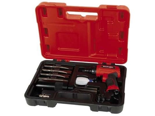 Einhell TC-PC 45 Set, Sort, Rød, 4500 RPM, 1,2 J, Trykkluft, 1 kg, 260 mm