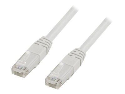 DELTACO - Koblingskabel - RJ-45 (hann) til RJ-45 (hann) - 7 m - UTP - CAT 6 - formstøpt - hvit