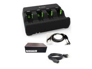 Zebra 4-Slot Battery Charger Kit - Batterilader - for Symbol LI3608; Digital Scanner DS3608, DS3678; Zebra DS3608, DS3678, LI3608, LI3678