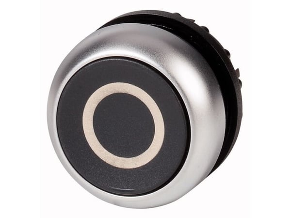 Eaton M22-D-S-X0, Painikekytkin, Musta, Metallinen, IP66, IP67, IP69, 29,7 mm, 29,7 mm, -25 - 70 °C
