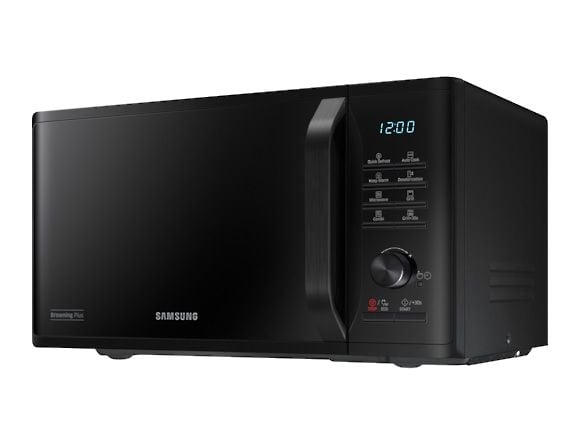 Samsung MG23K3515AK, Benkeplate, Grill mikrobølge, 23 l, 800 W, Innebygd skjerm, LED