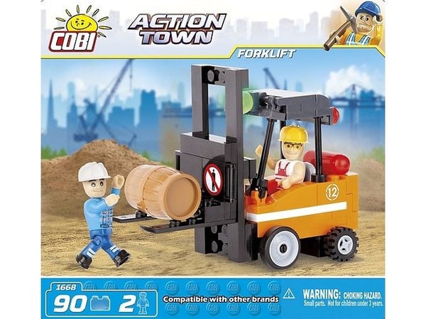 COBI Action Town 1668, Rakennuspakkaus, 5 vuosi/vuosia, 90 kpl