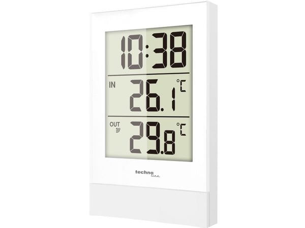 Technoline WS 9178, Hvit, Inne Termometer, Utendørs Barometer, Termometer, Batteri, AA Mignon LR06, 85 mm
