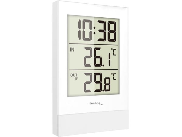 Technoline WS 9178, Hvit, Inne Termometer, Utendørs Barometer, Termometer, Batteri, AA Mignon LR06, 85 mm