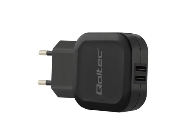 Qoltec 50186, Sisätila, AC, 5 V, Musta