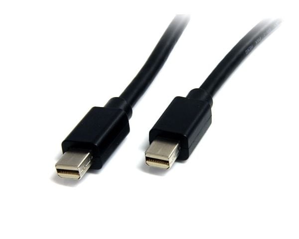 StarTech 2m Mini DisplayPort 1.2 Cable M/M Mini DisplayPort 4k - DisplayPort-kabel - Mini DisplayPort (hann) til Mini DisplayPort (hann) - 2 m - svart