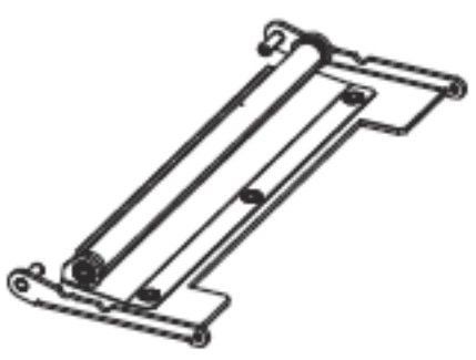 Zebra - Skrellebrakettmontering - for Zebra ZE500-4