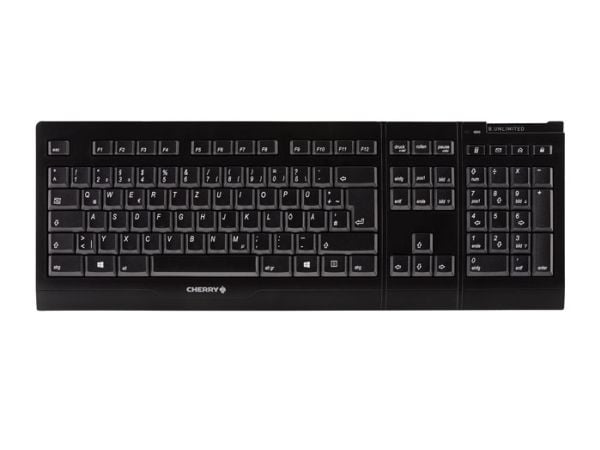 CHERRY B.UNLIMITED 3.0 - Tastatur- og mussett - trådløs - 2.4 GHz - Fransk - tastsvitsj: CHERRY SX - svart