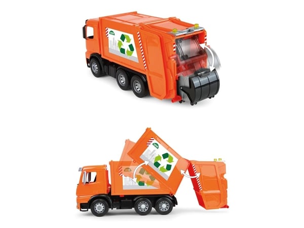 Lena Worxx 04614, Truck/trailer, Garbage truck, 3 år, Plast, Sort, Oransje
