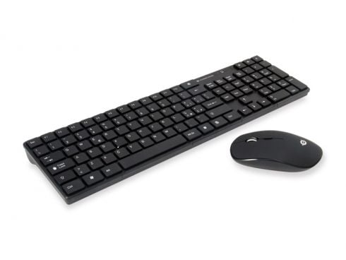 Conceptronic ORAZIO - Tastatur- og mussett - trådløs - 2.4 GHz - Italiensk - svart