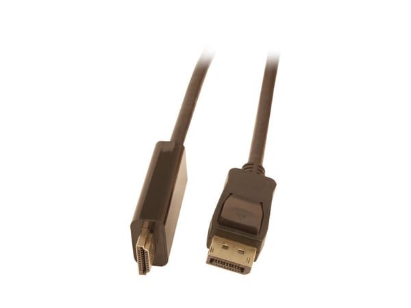 Synergy 21 S215656, 1 m, DisplayPort, HDMI, Hankjønn, Hankjønn, Rett