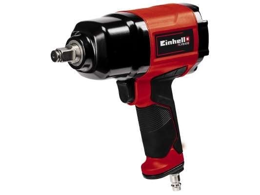 Einhell TC-PW 610, Trykkluftskralle, Sort, Rød, 7000 RPM, 610 Nm, 142 l/min, 6,3 stang