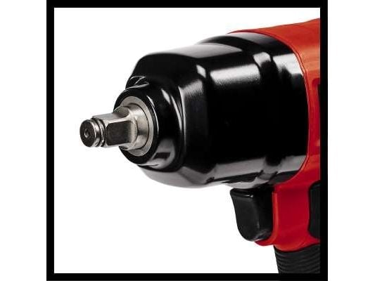 Einhell TC-PW 610, Trykkluftskralle, Sort, Rød, 7000 RPM, 610 Nm, 142 l/min, 6,3 stang