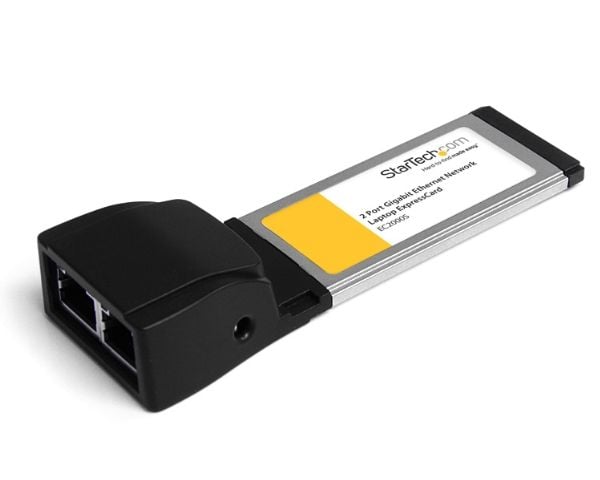StarTech.com EC2000S, Sisäinen, Langallinen, Ethernet, 1000 Mbit/s, Musta, Hopea