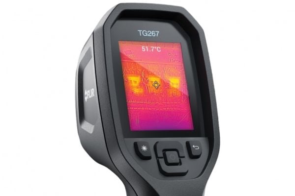 FLIR TG267 - Termisk og visuelt lyskamerakombo - kompakt - 0,0192 MP - flash 4 GB - Bluetooth