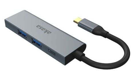 Akasa AK-CBCA19-18BK, USB 3.2 Gen 1 (3.1 Gen 1) Type-C, HDMI, USB 3.2 Gen 1 (3.1 Gen 1) Type-A, USB 3.2 Gen 1 (3.1 Gen 1) Type-C, 3840 x 2160 piksl...