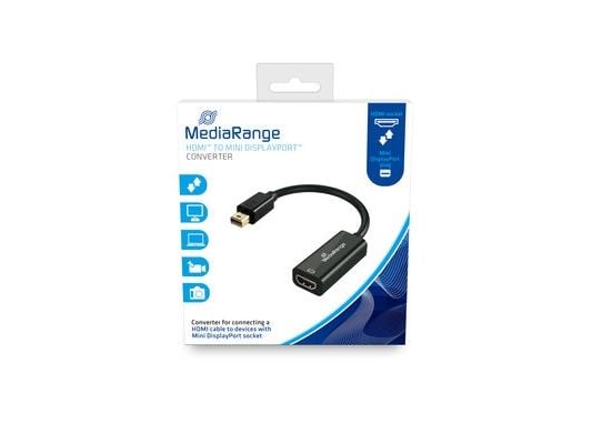 MediaRange MRCS176, 0.15 m, Mini DisplayPort, HDMI, uros, naaras, suora, suora