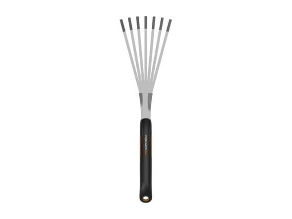 Fiskars 1027044, Käsiharava, Musta, Hopea, Terästä, Musta, 1 kpl, 125 mm