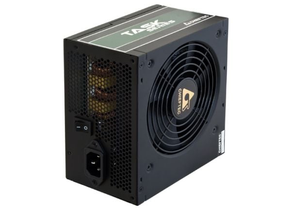 Chieftec TASK Series TPS-500S - Strømforsyning (intern) - ATX12V 2.3 - 80 PLUS Bronze - AC 115-230 V - 500 watt - aktiv PFC