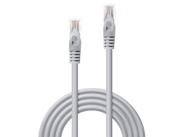 Lindy 48402, 2 m, Cat5e, U/UTP (UTP), RJ-45, RJ-45, Grå