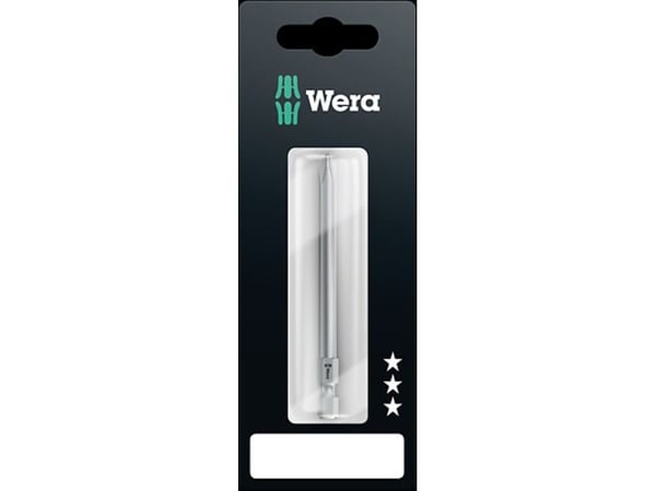 Wera 855/4 Z SB, 1 stykker, Pozidriv, PZ 2, DIN ISO 1173-F 6,3, 152 mm, 25,4 / 4 mm (1 / 4")