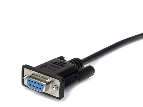 StarTech.com 3m musta suora DB9 RS232-sarjaliikennekaapeli - DB9 RS232-sarjan jatkokaapeli - uros-naaraskaapeli (MXT1003MBK) - Sarjaliikennekaapeli...