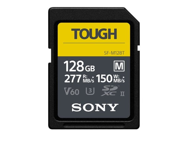 Sony SF-M128T, 128 GB, SDXC, Luokka 10, UHS-II, 277 MB/s, 150 MB/s