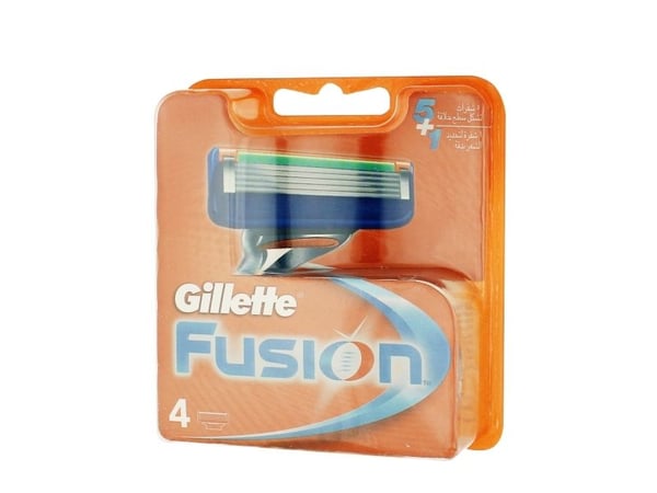 Gillette Fusion barberblader for menn - 4 blader