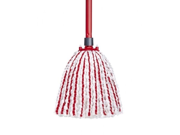 Vileda Microfibre & Power, Moppehode, Rød, Hvit, Fiber, 1 stykker