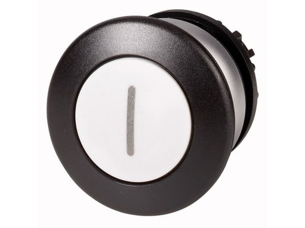 Eaton M22-DP-W-X1, Pushbutton switch, Svart, Vit, IP66, IP67, IP69, 36,5 mm, 36,5 mm, -25 - 70 ° C