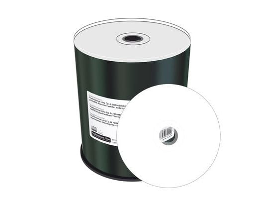 MediaRange - CD-R (80 min) - hvit - blekkstråleskrivbar overflate