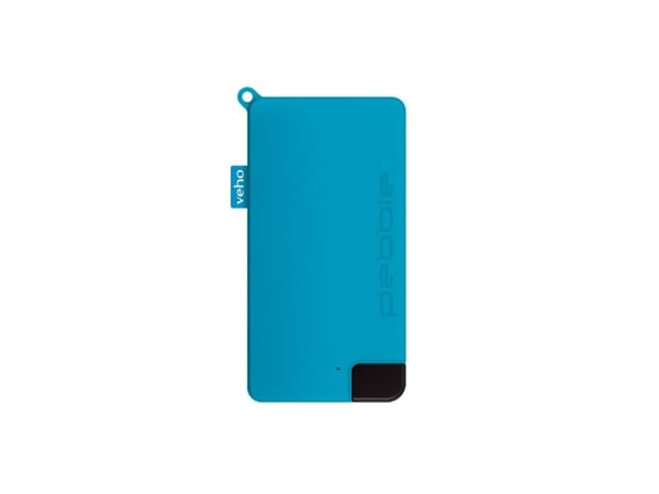 Veho Pebble Pokket - Strømbank - 1000 mAh - 37 Wh - 1 A (USB-C) - blå