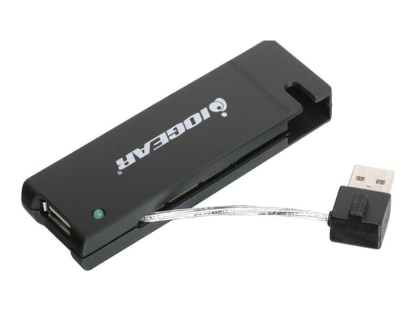 iogear GUH285W6, 480 Mbit/s, Musta, Windows 2K, XP, Vista / Mac OS X v10.3.9 +, 22,679 g, USB, 0 - 45 °C