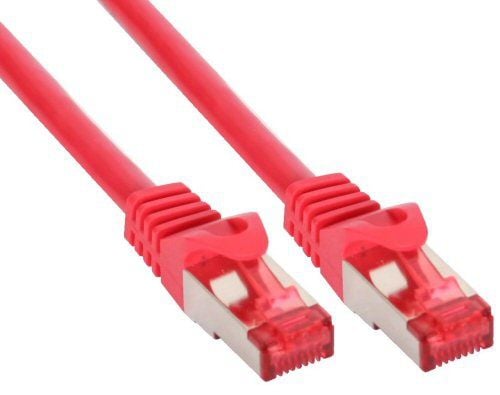 InLine S-STP/PiMF Cat.6 10m Punainen, 10 m, Cat6, S/FTP (S-STP) (S-STP)