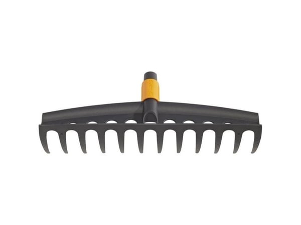 Fiskars 135051, Trädgårdsräfsa, Svart, Orange, Plast, 152 mm