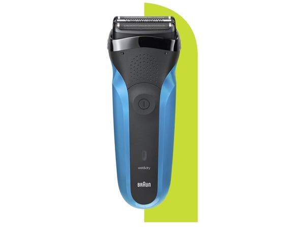 Braun Series 3 310BT, Foliesaks, Svart, Blå, Lading, Batteri, Nikkelmetallhydrid (NiMH), 30 min.