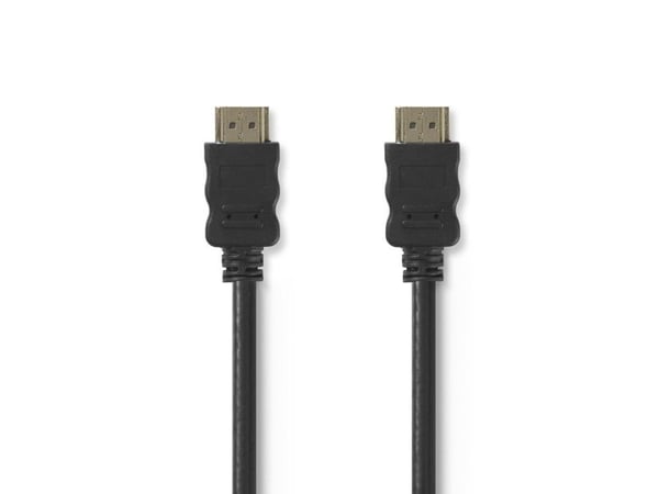 Nedis CVGP34000BK20, 2 m, HDMI-tyyppi A (vakio), HDMI-tyyppi A (vakio), 3840 x 2160 pikseliä, 3D, Musta