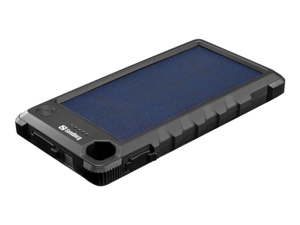 Sandberg Outdoor Solar Powerbank 10000, 10000 mAh, Musta Sandberg Outdoor Solar Powerbank 10000, 10000 mAh, Musta