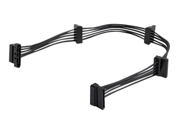 StarTech 15.7 in (400 mm) SATA Power Splitter Adapter Cable - M/F - 4x Serial ATA Power Cable Splitter (PYO4SATA) - Strømsplitter - SATA-strøm (han...