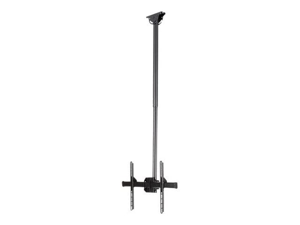 Startech Ceiling TV Mount - 3.5' to 5' Pole - Full Motion - Supports Displays 32” to 75" - For VESA Mount Compatible TVs (FLATPNLCEIL) - Brakett - ...