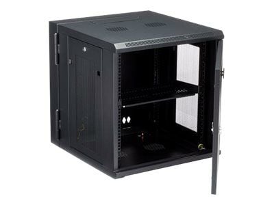 Startech 12U 19" Wall Mount Network Cabinet, 20" Deep 4 Post Hinged Locking IT Computer Equipment Enclosure with Shelf, Flexible Vented Switch Dept...