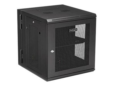 Startech 12U 19" Wall Mount Network Cabinet, 20" Deep 4 Post Hinged Locking IT Computer Equipment Enclosure with Shelf, Flexible Vented Switch Dept...