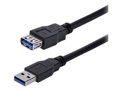 StarTech 1m Black SuperSpeed USB 3.0 Extension Cable A to A - Male to Female USB 3 Extension Cable Cord 1 m (USB3SEXT1MBK) - USB-forlengelseskabel ...