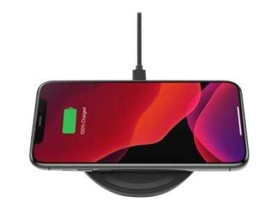 Belkin BoostCharge - Trådløs ladepute + AC-strømadapter - 10 watt - svart