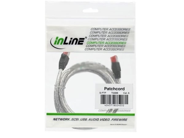 InLine 2m S-STP/PiMF Cat. 6, 2 m, Cat6, S/FTP (S-STP), RJ-45, RJ-45, RJ-45
