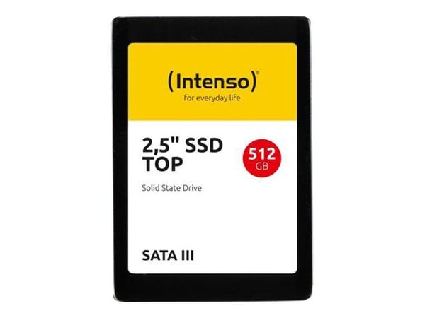 Intenso Top, 512 GB, 2.5", 550 MB/s, 6 Gbit/s