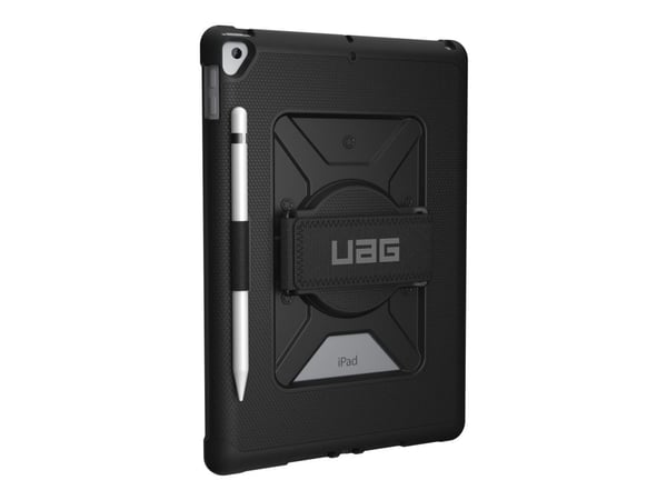 UAG Case for iPad 10.2-in (9/8/7 Gen, 2021/2020/2019) - Metropolis w/HS Black - Baksidedeksel for nettbrett - svart - 10.2" - for Apple 10.2-inch i...