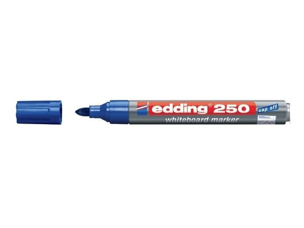 Tavlemarkør Edding 250 blå 1,5-3,0 mm (stk.)