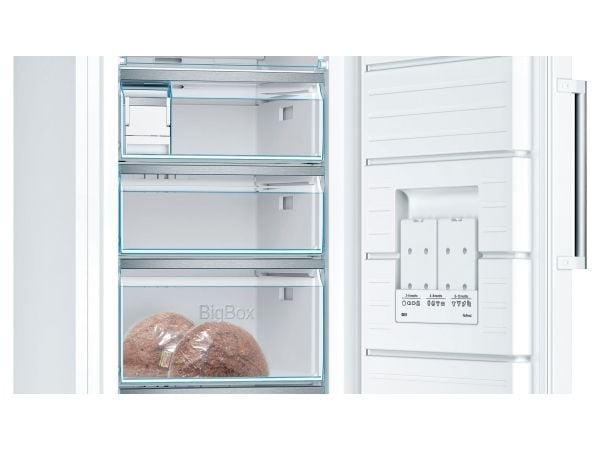 Bosch Serie | 6 GSN51AWDV - Fryser - stående - bredde: 70 cm - dybde: 78 cm - høyde: 161 cm - 290 liter - Klasse D - hvit