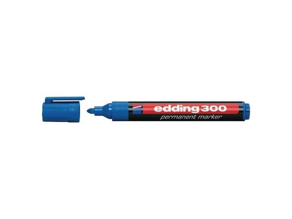 Marker Edding® 300 blå 1.5-3.0 mm (stk.)